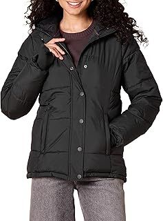 Amazon Essentials Women's Heavyweight Quilted Long-Sleeved Hooded Puffer Coat (Available in Plus Size)