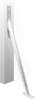 Storm Fence Post Ground Support Anchor Galvanized Steel Garden Wall Repair