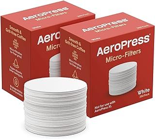 AeroPress Replacement Filter Pack - Microfilters For AeroPress Coffee And Espresso Maker - 2 Pack (700 count),White