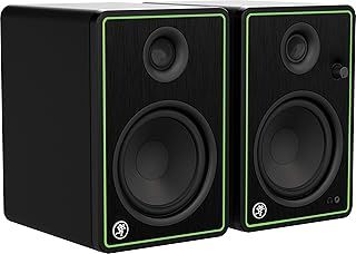 Mackie CR5-X Active 5" Creative Reference Monitors - 80 W Computer Speakers perfect for DJ Production, Home Studios, Content Creators, Gaming and Listening to Music