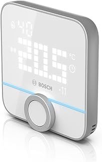 Bosch Smart Home Room Thermostat II for Wired Heating Systems, 230 V, Compatible with Google Assistant and Alexa