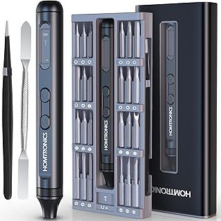 Mini Electric Screwdriver, Precision Screwdriver Set, 52 in 1 Cordless Rechargeable Mini Screwdriver Set with 48 Precision S2 Bits, Small Electric Screwdriver for Laptop Phone Watch Repair