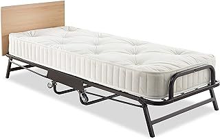 Jay-Be Crown Premier Folding Bed with Deep Sprung Mattress - Single, Black