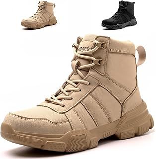 Safety Boots Lightweight Steel Toe Boots Men Women Comfortable Work Boots Shoes