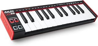 Akai Professional LPK25 - USB MIDI Keyboard Controller with 25 Velocity Sensitive Mini Keys, Arpeggiator and Music Production Software Included