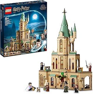 LEGO Harry Potter Hogwarts: Dumbledore’s Office Castle Toy for 8 Plus Year Old Boys & Girls, Set with Sorting Hat, Sword of Gryffindor and 6 Minifigures, Wizarding World Gift for Kids 76402