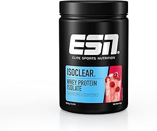 ESN ISOCLEAR Whey Isolate Protein Powder, Fresh Cherry, 908 g, 2 lbs, 30 Servings Clear Whey - Lactose Free