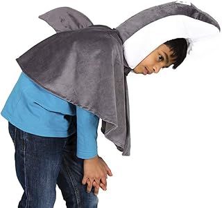 Shark Cape Dress Up Costume for Kids, 3-7 Years