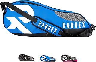 Tennis Bag - Racket Bag for Tennis, Badminton & Squash Racquets. Blue, Black or Magenta. Badminton Bag, Holds up to 6 Racquets + Accessories + Trainers