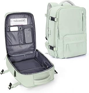VECAVE Travel Backpack for Women, Laptop backpack with Shoe Compartment