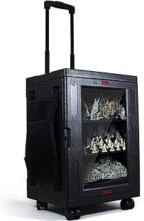 oTTRPGo Miniatures Carrying Transport Display Storage Case.Magnetic Compatible with Warhammer 40k DND Miniatures.