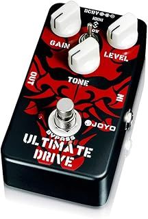 JOYO Overdrive Distortion Pedal Rich Bordering-on-Distortion Overdrive for Electric Guitar Effect - Bypass (Ultimate Drive JF-02)