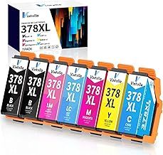 Vintella 378XL Ink Cartridges Multipack Replacement for Epson 378 Ink Cartridges Multipack for Epson Expression Photo XP-8500 XP-8505 XP-8600 XP-8605 XP-8700 XP-8000 XP-8005 XP-15000 Printer (7-Pack)
