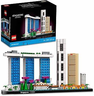 LEGO Architecture Singapore Model Building Set for Adults, Skyline Collection, Collectible Crafts Construction, Home Décor Gift Idea for Men, Women, Husband, Wife, Him or Her 21057