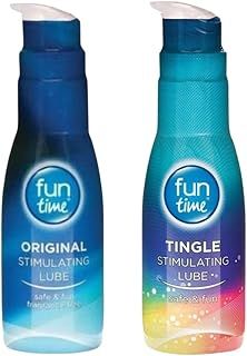 Fun Time Tingle Stimulating Lube 75ml, Original Lube 75ml (2 Pack)