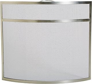 Fire Vida Buckton Fire Guard, Metal, Nickel