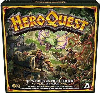 Avalon Hill HeroQuest Jungles of Delthrak Quest Pack, Requires HeroQuest Game System to Play, Roleplaying Games - English Version