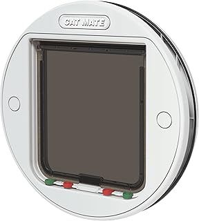 Cat Mate 4 Way Locking Glass Fitting Cat Flap (Large)