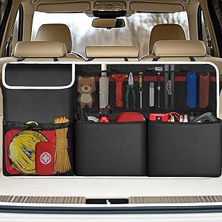 Oasser Car Boot Organiser, Car Boot Organiser Storage with 8 Different Functional Car Boot Storage Bags, Boot Tidy for Car SUV Truck MPV VAN