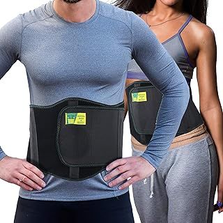 Ergonomic Umbilical Hernia Belt I Abdominal Binder for Hernia Support I Umbilical Navel Hernia Strap with Compression Pad I Ventral Hernia Support for Men and Women I L/XXL (106-145 CM)