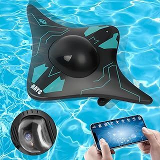 HOTUT RC Boat,WIFI Remote Control Boat with Camera,Remote Control Spaceship Boat,App Operation,Adjustable Camera Angle,High Speed Mini Boats,Swimming Pool Toys Boat for Lakes Outdoor Boys Girls Gifts