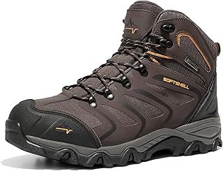 NORTIV 8 Men's Ankle High Waterproof Hiking Boots Backpacking Trekking Trails Shoes