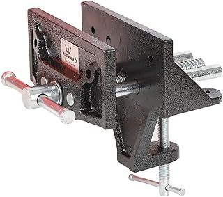TOPWAY Heavy Duty Wood Clamp Vice 6 Inch, Woodworking Clamp-on Table Bench Vise Workbench Hardware Tools for Carpentors Joiners 403184
