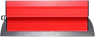 Drywall Skimming Blade, Durable High Grade Skimming Drywall Smoothing Spatula Plastering Painting Finishing Trowel Wall Plastering Tools for Cement and Concrete Wall-Board (Red,size:25cm)