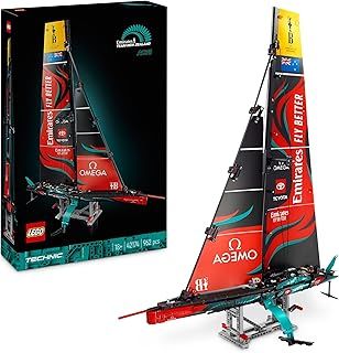 LEGO Technic Emirates Team New Zealand AC75 Yacht Building Set, Sailing Boat Model Kit for Adults to Build, Great for Home or Office Decor, Gift for Men, Women, Him or Her 42174