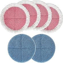 Microfibre Cleaning Buffing Pads Replacement Spare Pads Compatible for Power-Glide, 6 Pack