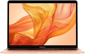 2019 Apple MacBook Air with 1.6GHz Intel Core i5 (13-inch, 8GB RAM, 128GB SSD Storage) (QWERTY English) Gold (Renewed)