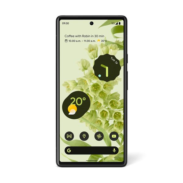2021 Google Pixel 6, 128GB - Sorta Seafoam (Renewed)