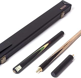 Mark Selby Protégé 3/4 Cut Snooker/Pool Cue with Hard Case – Premium North American Ash Shaft, Ebonised Butt, 6" Extension Piece