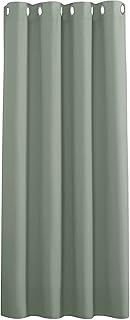 Sage Green Curtain - Blackout Kids Room Curtains Solid Eyelet Curtain for Living Room, Bedroom, Kitchen, Privacy Protect Soundproof Drape, 52x54 Inch, Sold as 1 Panel