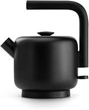 Fellow Electric Clyde Kettle - 1.5 Liter Capacity - Modern Twist On Stovetop Design, All-Purpose, Stainless Steel - Warm Water for Ramen, Oatmeal, Tea, Coffee & more - Large Capacity, UK Type G Plug