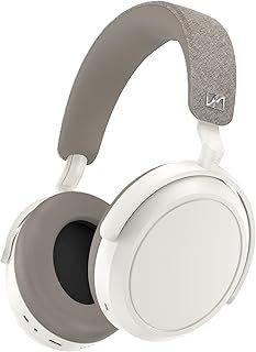 Sennheiser MOMENTUM 4 Wireless Headphones, Bluetooth for Crystal-Clear Calls w/ Adaptive Noise Cancellation, 60h Battery Life, Customizable Sound& Lightweight Folding Design, White