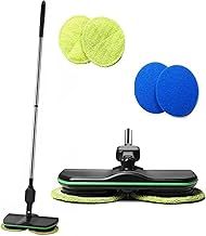 Cordless Electric Mop,Electric Wet Dry Mop Floor Cleaner with 2 Pads and 2 Waxing Pads Quiet Rechargeable Hard Floor Cleaner Perfect for Home Tile,Laminate,Hardwood
