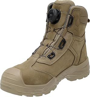 DEWALT Richardson Men's Water Resistant Nubuck Leather, Wide Fitting, BOA Fastener, Steel Toe Safety Work Boot