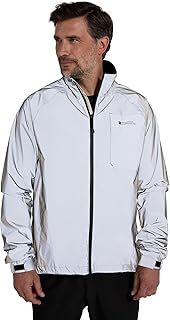 Mountain Warehouse Adrenaline Mens Waterproof Cycling Jacket - Reflective Mens Coat, Breathable Unisex Rain Coat - For Outdoors, Running & Walking