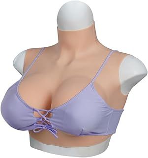 4th Silicone Fake Boobs C-G Cup Realistic Breast Forms Silicone Breastplate Fake Breasts for Cosplay Crossdressers Drag Queen