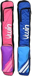 Uwin Hockey Bag - Multi Stick Bag - Extra Pockets - Carry Strap - Blue, Pink