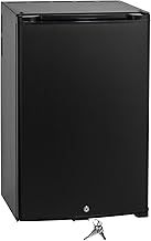 SMETA 12V Fridge, Camping Fridge 12V 240V, Car Fridge 50L Campervan Fridge with Lock for Van, RV, Office, Dorm, Hotel Reversible Door|Black