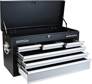 Hardcastle 6 Drawer Black Lockable Tool Box