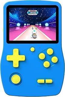 Bornkid 32 Bit Handheld Game Console for Kids,3.0" IPS Screen with Buit in 139 HD Video Games, Portable Rechargeable Game System, Electronic Gaming Player Gifts Toys for Boys Girls