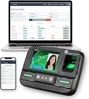Biometric Employee Time Clock with Online Reporting Model CB4000