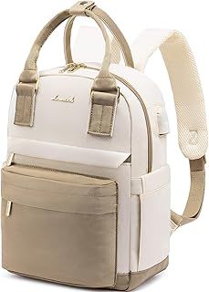LOVEVOOK Backpack Womens Small Fashion Rucksack Bag for Ladies with USB Port Waterproof Handbag for Girls Anti-theft Mini Casual Daypack City Pack for School Uni Travel, Black