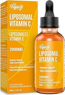 Liposomal Vitamin C 2000MG - High Absorption Liquid Supports Immunity, Antioxidant Supplement, Boosts Collagen, Soy-Free, Non-GMO, Vegan