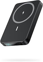 Magnetic Power Bank Portable Charger, Compact 10800mAh LCD Display wireless Powerbank,25W PD USB-C in&out External Battery Pack Compatible with Magsafe, iPhone 16/16 Plus/16 Pro Max/15/14/13/12 Series