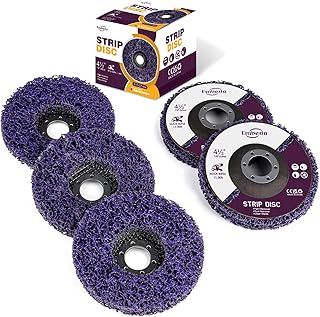 5PCS Strip Discs for Angle Grinder Paint Scraper Rust Remover for Metal,115mm Paint Stripper Abrasive Wheel Surface Polish Clean Tool