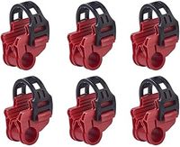 Blueshyhall Car Bicycle Stand SUV Vehicle Trunk Mount Bike Cycling Stand Storage Carrier Spare Hooks, Red and Black